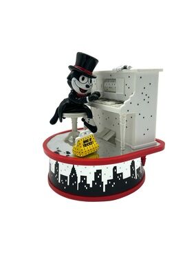 VTG Enesco Felix the Cat Music Box WORKING CONDITION Animatronic Vintage 1987